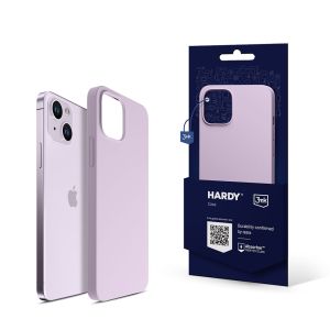 Etui na Apple iPhone 14 - 3mk Hardy Silicone MagCase Light Purple