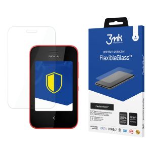 Nietłukące szkło hybrydowe na Nokia Asha 230 Dual - 3mk FlexibleGlass