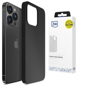 Etui silikonowe na Apple iPhone 15 Pro Max - 3mk HARDY® Mellow Case™ Black
