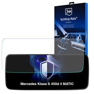Matowa folia ochronna na ekran zegarów do Mercedes Klasa S 450d 4 MATIC - 3mk TechWrap Matte Cluster™