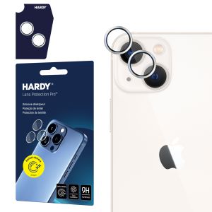 Ochrona obiektywu na Apple iPhone 15 / 15 Plus - 3mk HARDY Lens Protection Pro Silver