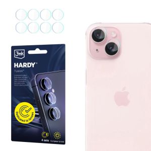 Szkło na obiektyw aparatu do Apple iPhone 15 Plus - 3mk HARDY® Fusion Lens Protection™
