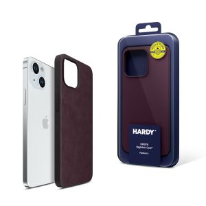 Etui na Apple iPhone 15 - 3mk HARDY MagFabric Case Mulberry