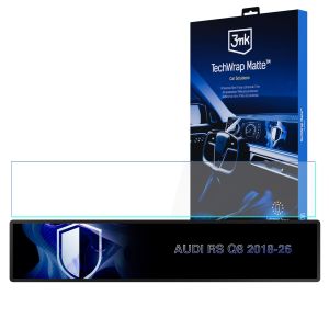 Matowa folia ochronna na ekran zegarów do AUDI RS Q8 2018-26 - 3mk TechWrap Matte Cluster