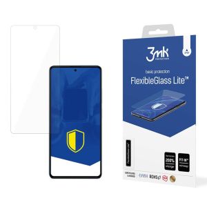 Niepękające szkło hybrydowe na Redmi Note 12 Pro - 3mk FlexibleGlass Lite