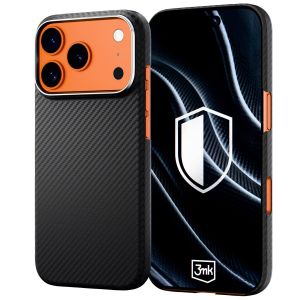 Etui z włókna aramidowego z MagSafe na Apple iPhone 17 Pro - 3mk HARDY® Aramid MagCase™