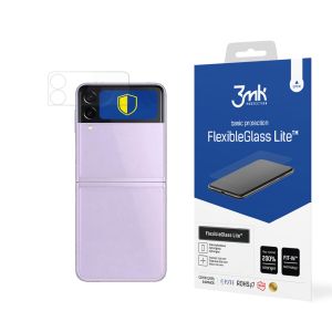 Niepękające szkło hybrydowe na Samsung Galaxy Z Flip 3 5G (Front) - 3mk FlexibleGlass Lite