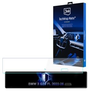 Matowa folia ochronna na ekran nawigacji do BMW 3 G20 FL 2022-26 - 3mk TechWrap Matte™ Center Display