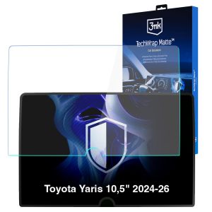 Matowa folia ochronna na ekran nawigacji do Toyota Yaris 10,5" 2024-26 - 3mk TechWrap Matte™ Center Display