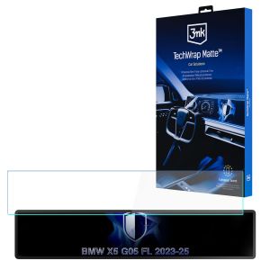 Matowa folia ochronna na ekran nawigacji do BMW X5 G05 FL 2023-25 - 3mk TechWrap Matte™ Center Display
