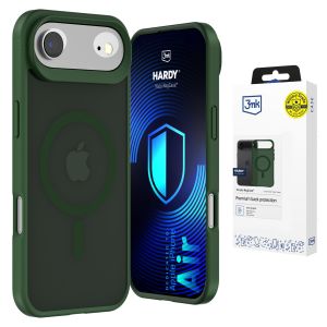 Przydymione etui z MagSafe na Apple iPhone Air - 3mk HARDY® Hazy MagCase™ Green