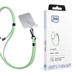 Smycz do smartfona 3mk EasyClip Green (black)