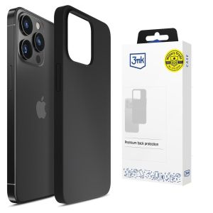 Etui silikonowe na Apple iPhone 16 Pro Max - 3mk HARDY® Mellow Case™ Black
