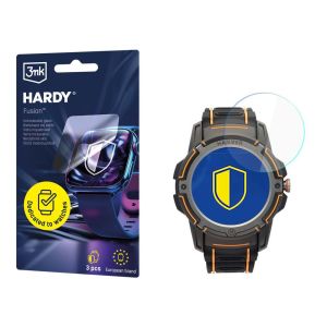 Szkło hybrydowe na smartwatch Hammer Watch Plus - 3mk HARDY® Fusion Watch Protection™