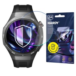 Szkło hybrydowe na smartwatch Huawei Watch GT 5 Pro 46mm - 3mk HARDY® Fusion Watch Protection™