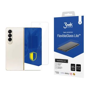 Niepękające szkło hybrydowe na Samsung Galaxy Z Fold4 (Front) - 3mk FlexibleGlass Lite