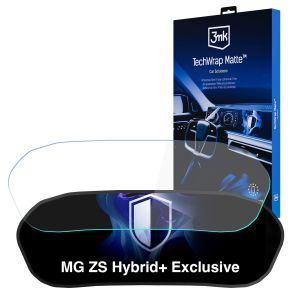 Matowa folia ochronna na ekran zegarów do MG ZS Hybrid+ Exclusive - 3mk TechWrap Matte Cluster™