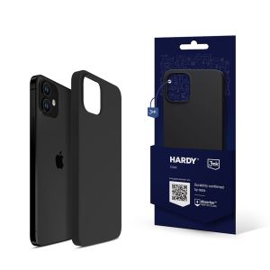 Etui na Apple iPhone 12 - 3mk Hardy Silicone MagCase Black