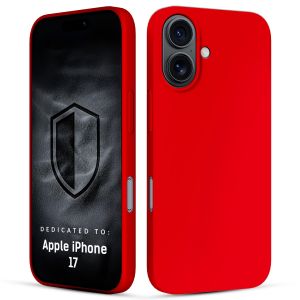 Etui silikonowe na Apple iPhone 17 - 3mk HARDY® Mellow Case™ Red