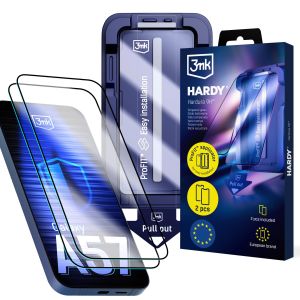 2x Szkło hartowane z aplikatorem na Samsung Galaxy A57 - 3mk HARDY® Hardura 9H™