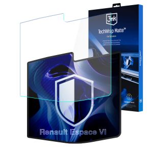 Matowa folia ochronna na ekran nawigacji do Renault Espace VI 2023- - 3mk TechWrap Matte™ Center Display