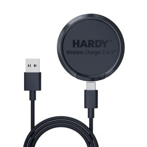 Ładowarka indukcyjna 3mk HARDY® Wireless Charger 2 in 1™ 15W Black