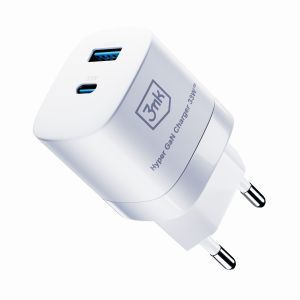 Ładowarka sieciowa 33W - 3mk Hyper GaN Charger White