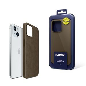 Etui na Apple iPhone 15 - 3mk HARDY MagFabric Case Taupe