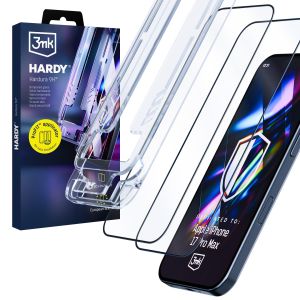 2x Szkło hartowane z aplikatorem na Apple iPhone 17 Pro Max - 3mk HARDY® Hardura 9H™