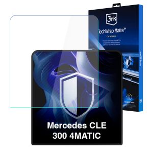 Matowa folia ochronna na ekran nawigacji do Mercedes CLE 300 4MATIC - 3mk TechWrap Matte™ Center Display