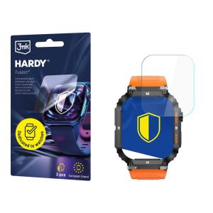 Szkło hybrydowe na smartwatch Gravity GT6 - 3mk HARDY® Fusion Watch Protection™