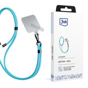 Smycz do smartfona 3mk EasyClip Blue (black) 