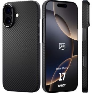 Etui z włókna aramidowego z MagSafe na Apple iPhone 17 - 3mk HARDY® Aramid MagCase™