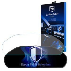 Matowa folia ochronna na ekran zegarów do Skoda Fabia Selection - 3mk TechWrap Matte Cluster™