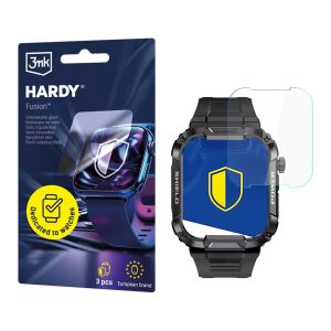 Szkło hybrydowe na smartwatch Rubicon RNCF 07 - 3mk HARDY® Fusion Watch Protection™