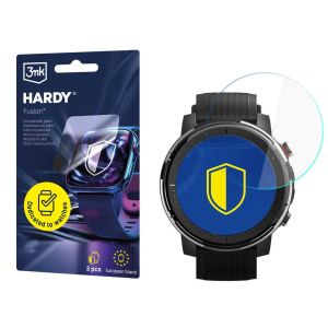 Szkło hybrydowe na smartwatch Xiaomi Amazfit Stratos 3 - 3mk HARDY® Fusion Watch Protection™