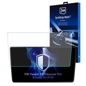 Matowa folia ochronna na ekran nawigacji do VW Passat B8 Discover Pro 2017-23 - 3mk TechWrap Matte™ Center Display