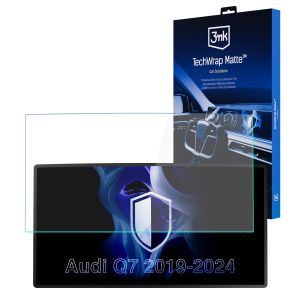 Matowa folia ochronna na ekran nawigacji do AUDI Q7 2019-24 - 3mk TechWrap Matte™ Center Display