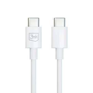 Kabel USB-C to C 100W 5A 1.2m - 3mk Hyper Cable White