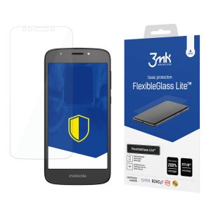 Niepękające szkło hybrydowe na Motorola Moto E5 Play - 3mk FlexibleGlass Lite