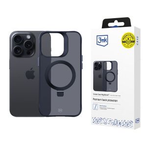 Etui na Apple iPhone 15 Pro - 3mk Smoke Case Mag&Stand