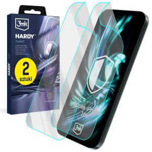 2x Szkło hybrydowe na Apple iPhone 16E - 3mk HARDY® Fusion™