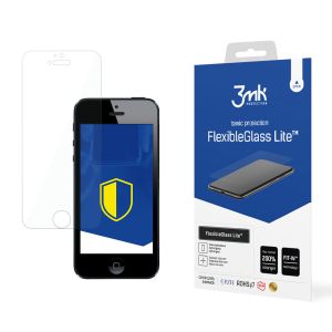 Niepękające szkło hybrydowe na Apple iPhone 5 / iPhone 5S / iPhone SE - 3mk FlexibleGlass Lite