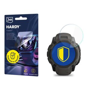 Szkło hybrydowe na smartwatch Garmin Instinct 2X - 3mk HARDY® Fusion Watch Protection™
