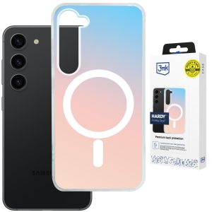 Holograficzne etui z MagSafe na Samsung Galaxy S23 5G - 3mk HARDY® PrisMag Case™