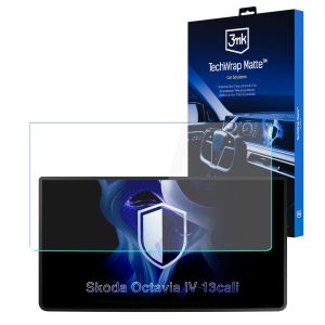 Matowa folia ochronna na ekran nawigacji do Skoda Octavia IV 2024- - 3mk TechWrap Matte™ Center Display