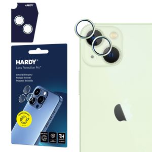 Ochrona obiektywu na Apple iPhone 15/15 Plus - HARDY Lens Protection Pro Green
