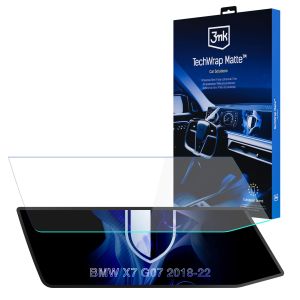 Matowa folia ochronna na ekran nawigacji do BMW X7 G07 2018-22 - 3mk TechWrap Matte™ Center Display