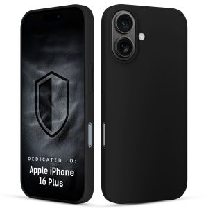 Etui silikonowe na Apple iPhone 16 Plus - 3mk HARDY® Mellow Case™ Black