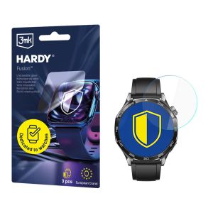 Szkło hybrydowe na smartwatch Huawei Watch GT 5 Active 46mm - 3mk HARDY® Fusion Watch Protection™
